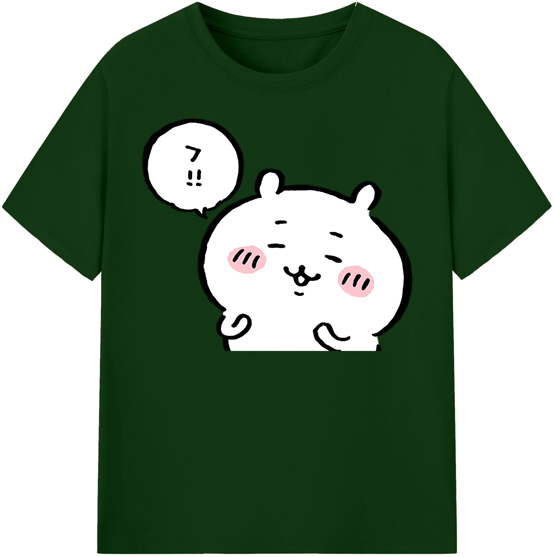 （画像用） ちいかわ ちいかわ Chii-kawa chiikawa 綿100％半袖Tシャツ（フロントプリント）